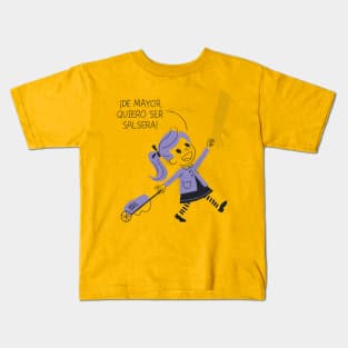 I want a be salsa dancer when I grow up Kids T-Shirt